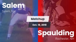 Matchup: Salem vs. Spaulding  2018