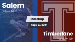 Matchup: Salem vs. Timberlane  2019