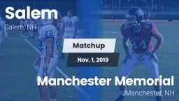 Matchup: Salem vs. Manchester Memorial  2019