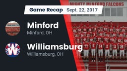 Recap: Minford  vs. Williamsburg  2017