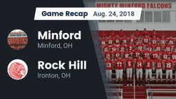 Recap: Minford  vs. Rock Hill  2018