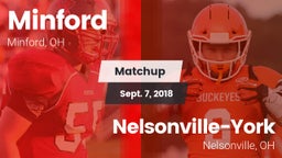 Matchup: Minford vs. Nelsonville-York  2018