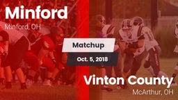 Matchup: Minford vs. Vinton County  2018