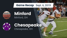 Recap: Minford  vs. Chesapeake  2019