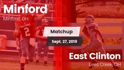 Matchup: Minford vs. East Clinton  2019