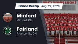 Recap: Minford  vs. Fairland  2020