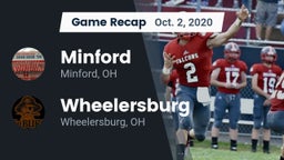 Recap: Minford  vs. Wheelersburg  2020