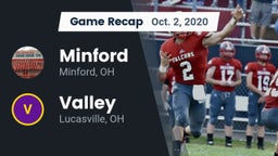 Recap: Minford  vs. Valley  2020