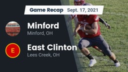 Recap: Minford  vs. East Clinton  2021