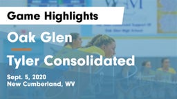 Oak Glen  vs Tyler Consolidated  Game Highlights - Sept. 5, 2020