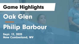 Oak Glen  vs Philip Barbour  Game Highlights - Sept. 12, 2020
