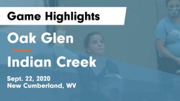 Oak Glen  vs Indian Creek  Game Highlights - Sept. 22, 2020