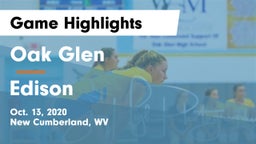 Oak Glen  vs Edison  Game Highlights - Oct. 13, 2020