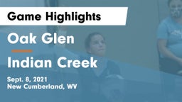 Oak Glen  vs Indian Creek  Game Highlights - Sept. 8, 2021