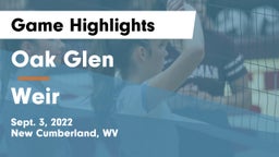 Oak Glen  vs Weir  Game Highlights - Sept. 3, 2022