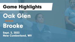 Oak Glen  vs Brooke  Game Highlights - Sept. 3, 2022