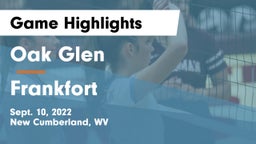 Oak Glen  vs Frankfort  Game Highlights - Sept. 10, 2022