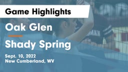 Oak Glen  vs Shady Spring  Game Highlights - Sept. 10, 2022