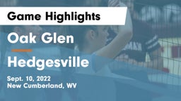Oak Glen  vs Hedgesville  Game Highlights - Sept. 10, 2022
