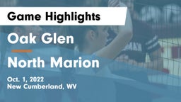 Oak Glen  vs North Marion  Game Highlights - Oct. 1, 2022