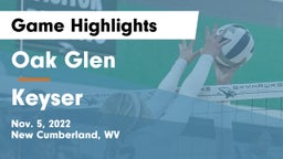Oak Glen  vs Keyser  Game Highlights - Nov. 5, 2022