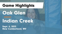Oak Glen  vs Indian Creek  Game Highlights - Sept. 6, 2023