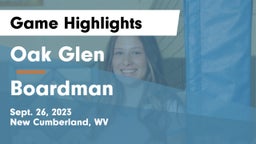 Oak Glen  vs Boardman  Game Highlights - Sept. 26, 2023