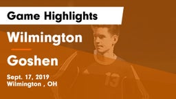 Wilmington  vs Goshen  Game Highlights - Sept. 17, 2019
