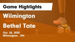 Wilmington  vs Bethel Tate Game Highlights - Oct. 20, 2020