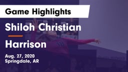 Shiloh Christian  vs Harrison  Game Highlights - Aug. 27, 2020