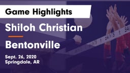 Shiloh Christian  vs Bentonville  Game Highlights - Sept. 26, 2020