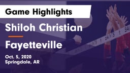 Shiloh Christian  vs Fayetteville  Game Highlights - Oct. 5, 2020