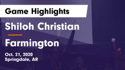 Shiloh Christian  vs Farmington  Game Highlights - Oct. 21, 2020