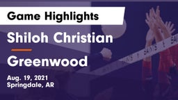 Shiloh Christian  vs Greenwood  Game Highlights - Aug. 19, 2021