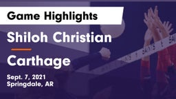 Shiloh Christian  vs Carthage  Game Highlights - Sept. 7, 2021