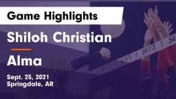 Shiloh Christian  vs Alma  Game Highlights - Sept. 25, 2021