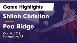 Shiloh Christian  vs Pea Ridge  Game Highlights - Oct. 14, 2021