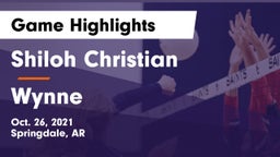 Shiloh Christian  vs Wynne  Game Highlights - Oct. 26, 2021