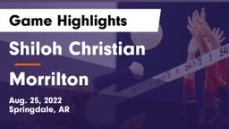 Shiloh Christian  vs Morrilton  Game Highlights - Aug. 25, 2022
