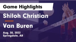 Shiloh Christian  vs Van Buren  Game Highlights - Aug. 30, 2022