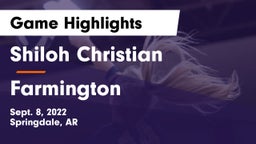 Shiloh Christian  vs Farmington  Game Highlights - Sept. 8, 2022