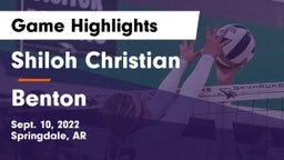 Shiloh Christian  vs Benton  Game Highlights - Sept. 10, 2022