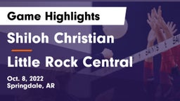 Shiloh Christian  vs Little Rock Central  Game Highlights - Oct. 8, 2022