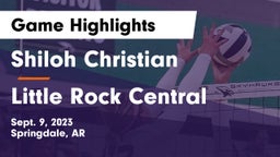 Shiloh Christian  vs Little Rock Central  Game Highlights - Sept. 9, 2023