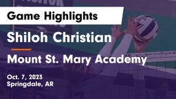Shiloh Christian  vs Mount St. Mary Academy Game Highlights - Oct. 7, 2023