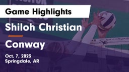 Shiloh Christian  vs Conway Game Highlights - Oct. 7, 2023
