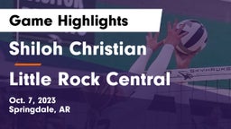 Shiloh Christian  vs Little Rock Central Game Highlights - Oct. 7, 2023
