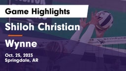 Shiloh Christian  vs Wynne  Game Highlights - Oct. 25, 2023