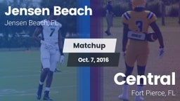 Matchup: Jensen Beach vs. Central  2016
