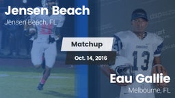 Matchup: Jensen Beach vs. Eau Gallie  2016